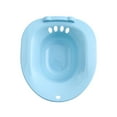 thumbnail image 1 of HLONK Sitz Bath Shallow Groove Design Sitz Bath For Hemorrhoids Custom Fit for Most Toilets Sitz Bath For Toilet  Pink, 1 of 5