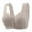 Gray, variant on Women's Front Closure Bras No Underwire Loose Comfy Breathable Bras Plus Size Wireless Bra