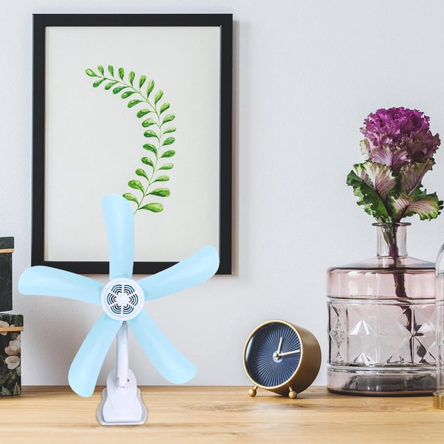 ELAYARD 10Ud Hojas De Ventilador Accesorio Creativo En Plástico Azul Duradero Y Ecológico
