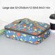 thumbnail image 2 of Inteprter Bolsa de almuerzo aislada impermeable Oxford tela térmica comida desayuno contenedor oficina viaje playa fiambrera para niños Organizadores de utensilios de cocina, 2 of 6