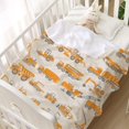 thumbnail image 3 of Yellow Truck Excavator for Boys Gift Flannel Lightweight Blankets Quilt Plush Fleece Soft Bedding Throw Blanket for Couch and Bed 60"x50" for Teens, 3 of 6