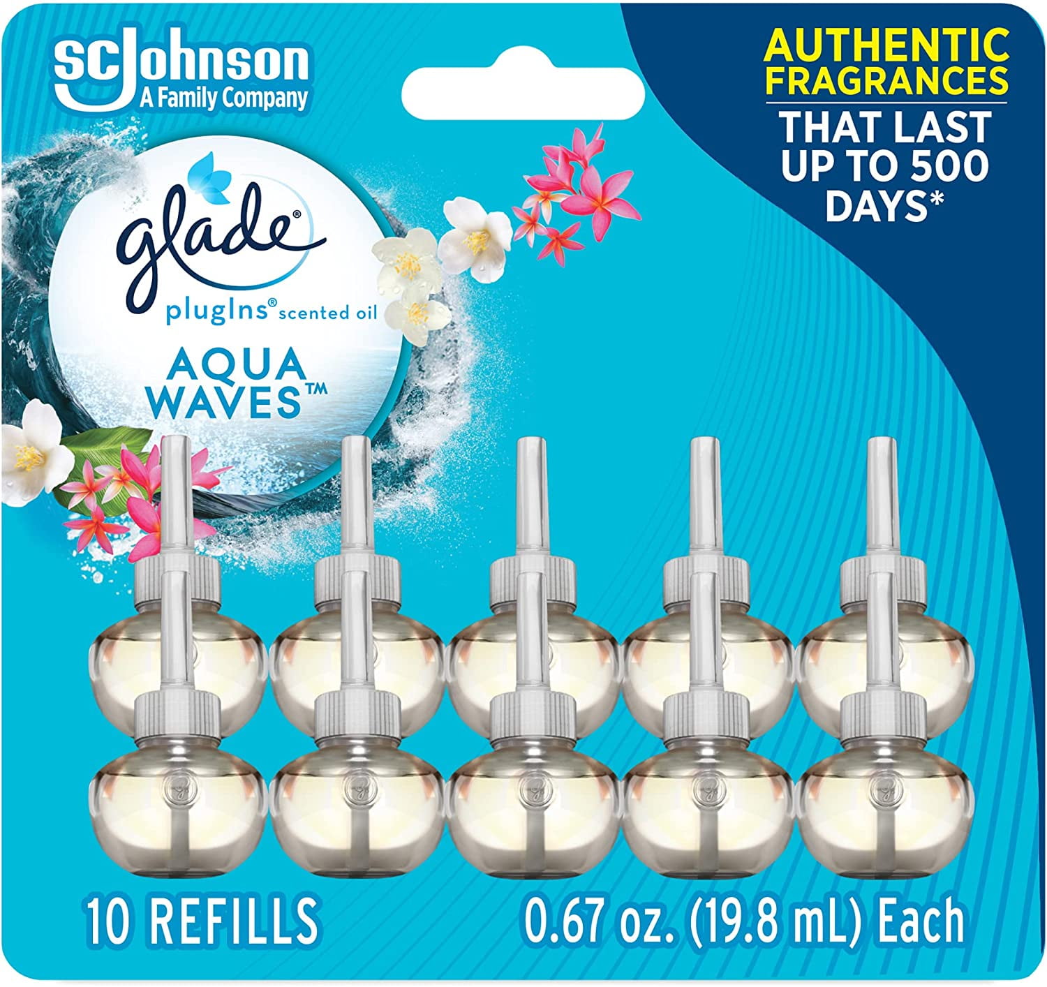 Glade PlugIns Refills Air Freshener, Scented And Essential Oils For