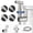 Brushed Nickel, variant on TVOFEK Handheld Bidet Sprayer for Toilet, Jet Spray Kit 2 Modes Adjustable Pressure, Bidet Attachment for Feminine Wash & Shower, Wall/Toilet Mount