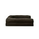 thumbnail image 3 of Furhaven Cama de gel refrescante para perros grandes y medianos con refuerzos extraíbles y funda lavable, para perros de hasta 55 libras - Sofá de felpa y gamuza - Espresso, grande, 3 of 5