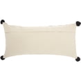 thumbnail image 2 of Nourison Life Styles Small Arrows & Dots Ivory/Black 16" x 33" Throw Pillow, 2 of 2