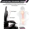 thumbnail image 4 of 450lbs Massage Gaming Chair PC Office Chair with Massage Lumbar and Footrest, Linkage Armrest, High Back Ergonomic Desk Chair Ergonomic PU Leather Executive Computer Chair Lumbar Support for Women Men, 4 of 7