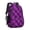 Purple and Black, variant on Purple and Black Checkered Pattern Backpack for School, Cute School Bag with Adjustable Shoulder Straps and Padded Back, 16.9"x12.6"x5.9"