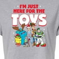 thumbnail image 3 of Toy Story - Here For The Toys - Juniors Cropped Cotton Blend T-Shirt, 3 of 5