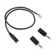thumbnail image 3 of Conector Adaptador Hugo 3,5 mm 2,5 mm para Auriculares, 3 of 10
