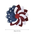 thumbnail image 3 of 2025 New 4th of July Wreath for Front Door, 18.9 in Patriotic Door Wreath Red White and Blue Wreath for 4th of July, Independence Day, American Flag Themed Front Door Decor, Star Floral Pride Wreath, 3 of 8