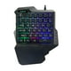 thumbnail image 1 of G30 Teclado mecánico de una mano 35 teclas Retroiluminación LED Con cable USB Mini teclado para juegos de una sola mano Inevent DZ5168-00B, 1 of 7