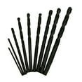 thumbnail image 2 of SagaSave 10Pcs Metal Straight Shank High Speed Steel Black Twist Drill Bits Set Suitable for Steel Non-ferrous Metal, 2 of 6