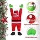 thumbnail image 2 of Toystoory Papá Noel trepa por las paredes para decorar el jardín y el patio para fiestas navideñas Decoración de Papá Noel Kits de decoración para fiestas 110cm, 2 of 6