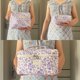 thumbnail image 5 of Set de bolsas de maquillaje WYJ con estampado floral acolchado, 3 unidades, para mujer, 5 of 6