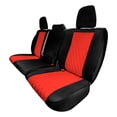thumbnail image 1 of For 2022 – 2024 Dodge RAM 1500 FH Group Neoprene Waterproof Custom Fit Car Seat Covers  - Rear Red, 1 of 5