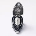 thumbnail image 5 of K-KED Trendy Men's Personality Can Open Shark Head Stainless Steel Rings Size 7-13-9, 5 of 8