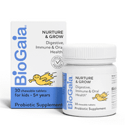 BioGaia Nurture & Grow, 5+ Years, 30 Chewable Tablets