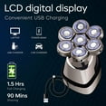 thumbnail image 5 of AidallsWellup 7D 5-in-1 Electric Head Shaver for Bald Men - Modern Design Head Shavers - Electric Men's Grooming Kit - Anti-Pinch, Cordless, and Rechargeable, 5 of 6