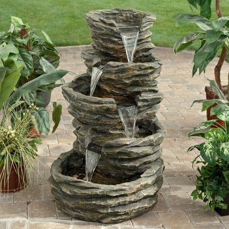 UPC 821559002181 product image for 5-Level Rock Pond Fountain | upcitemdb.com