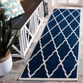 thumbnail image 5 of Safavieh Amherst Sharalyn Geometric Area Rug, Navy/Beige, 9' x 12', 5 of 11