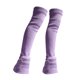 thumbnail image 3 of Calcetines sin pie para cubrir las botas de patinaje artístico. Calcetines para patinar sobre hielo. Calentadores de piernas para espectáculos y práct Morado ahumado, 3 of 8
