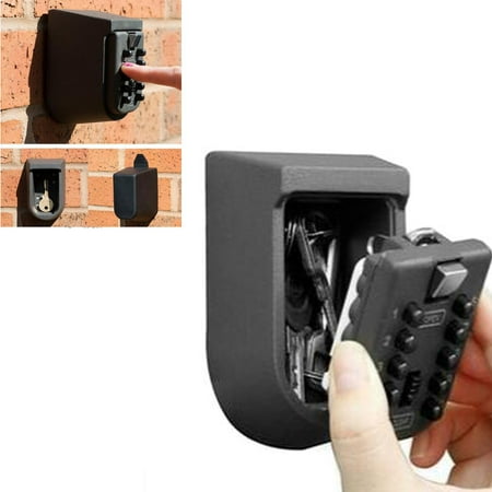 zimtown home security wall mount outdoor combination key safe