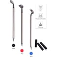 thumbnail image 2 of Juego de bolígrafos de golf, mini bolígrafo de escritorio con pelota de golf, juego de regalo, mini juegos de escritorio que incluyen putting green, bandera, 3 palos de golf, bolígrafos y 2, 2 of 5
