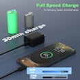 thumbnail image 3 of Cargador Niubil superrápido USB C de 45 W con doble puerto para Samsung, 3 of 7