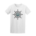 thumbnail image 1 of Ship Helm With A Beach T-Shirt Men -Image by Shutterstock, Male XX-Large, 1 of 2