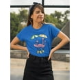 thumbnail image 2 of Funny Flamingos Design Women T-Shirt, Female Small, 2 of 4