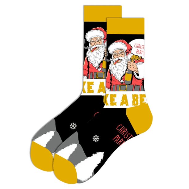 Calcetines de Navidad coloridos y creativos para niños, calcetín divertido, regalo de Navidad, Elk, muñeco de nieve, Papá Noel, Calcetines estampados para hombres y mujeres