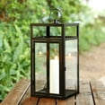thumbnail image 2 of SAFAVIEH Fraleigh Black Metal Outdoor Candle Holder, 2 of 5