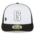 thumbnail image 2 of Men's New Era  White/Black San Francisco Giants 2023 On-Field Batting Practice Low Profile 59FIFTY Fitted Hat, 2 of 6