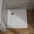 thumbnail image 3 of Goodyo 36x36in Shower Base White, Centered Drain and Single-Threshold, 3 of 8