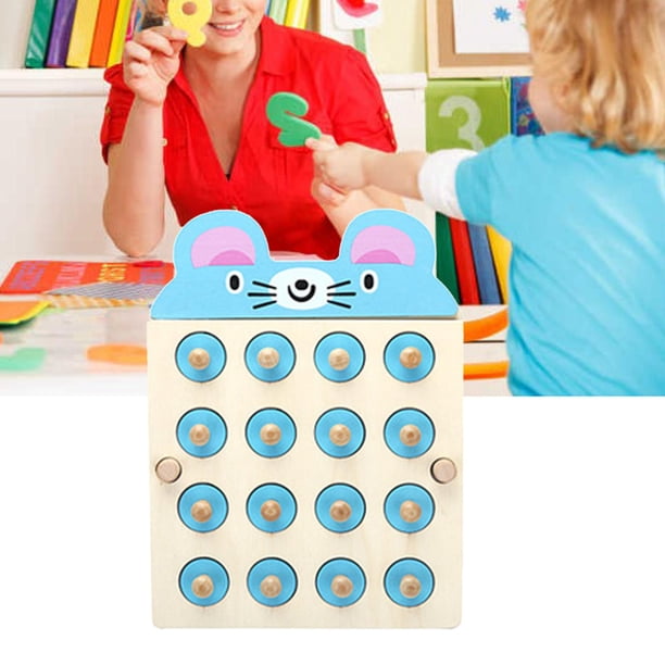 de combinación con 10 tarjetas Flash Entrenamiento para niñas s Montessori Favores de Ratones Baoblaze Juguetes de juego de memoria