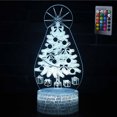 thumbnail image 1 of Christmas tree series 3D table lamp, LED creative gift colorful touch remote control night light, 1 of 5