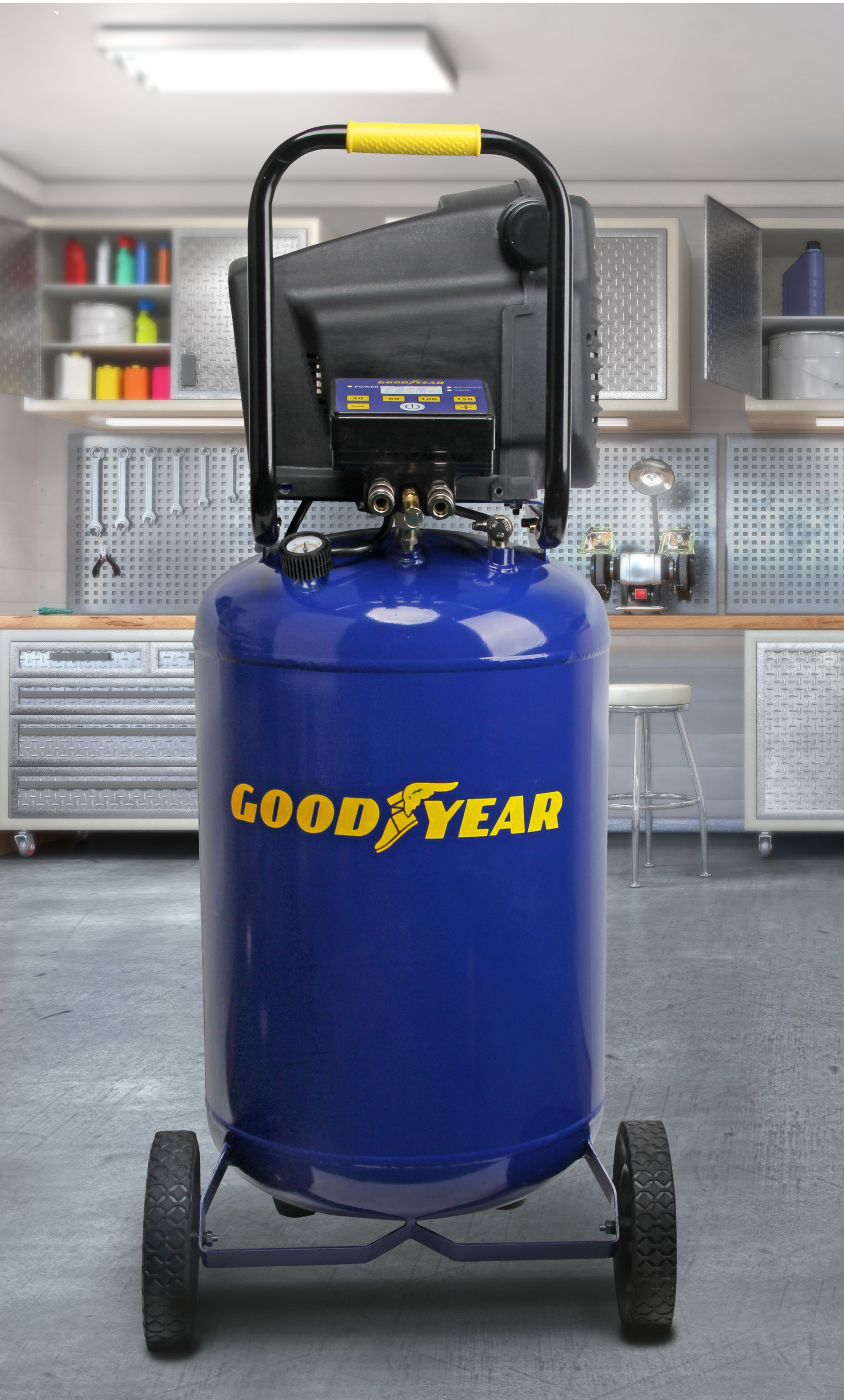 Goodyear 20 Gallon Air Compressor with Digital Gauge New Zealand Ubuy
