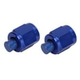 thumbnail image 3 of AN4 Tube Nut Fitting, AN4 Female Flare End  Long Term Use  Sealing Universal Fit Aluminium Alloy 2 Pcs  For Car, 3 of 8
