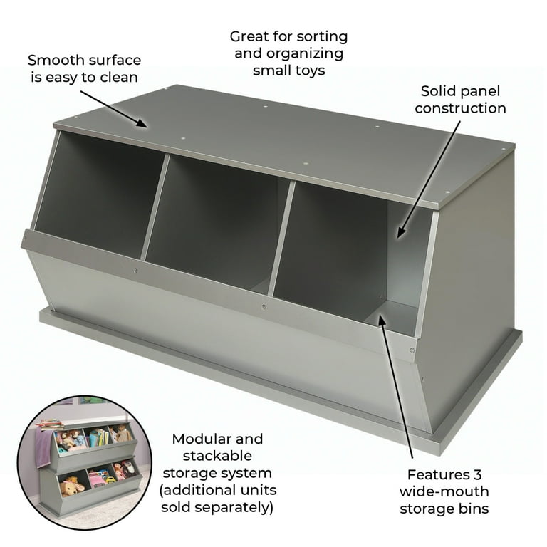 Bins & Systems, Stackable Shelf Bins