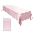 thumbnail image 1 of Elegant Solid Color Polyester Tablecloth, Wrinkle Resistant Rectangle Table Cover for Wedding, Christmas, Birthday Party, Home Dining & Kitchen Decor, Easy Clean Washable, Multiple Sizes & Colors, 1 of 8