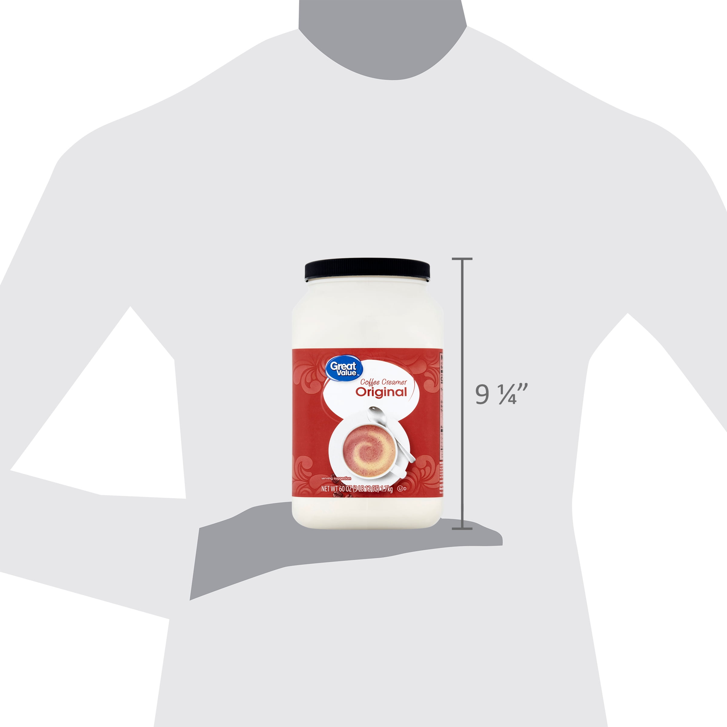 Great Value Original Value Size Coffee Creamer, 60 oz