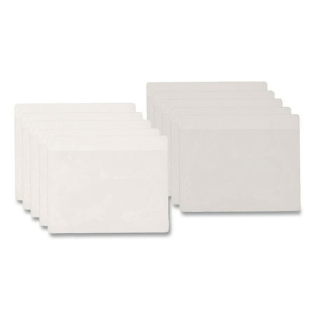Cardinal 21500CB 3.75 x 2.38 HOLD IT Top Load Poly Business Card Pocket - Clear (10/Pack)