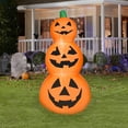 thumbnail image 2 of Airblown Inflatables 4 Foot Pumpkin Stack Small, 2 of 9