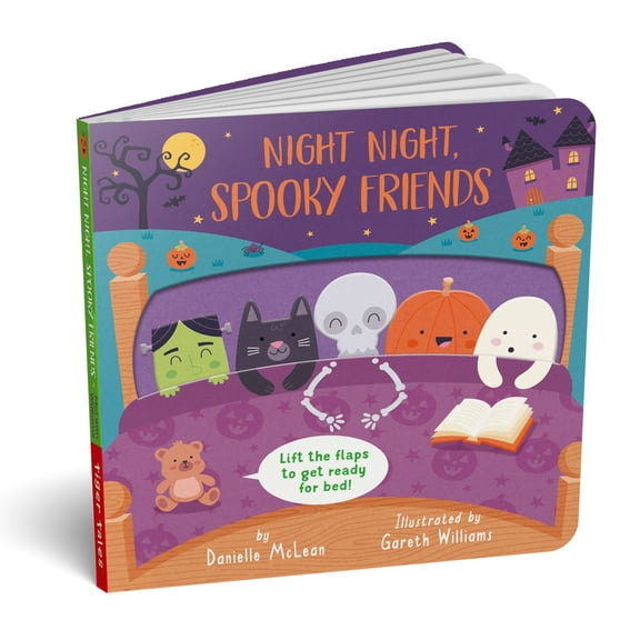 Night Night, Spooky Friends: A Halloween Lift-The-Flap Book (Board Book)