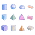 thumbnail image 4 of HILABEE Jouet Éducatif Précoce Formes Multicolores Solides Géométriques 3D, 4 of 9