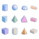 thumbnail image 4 of Juego de bloques de formas geométricas, manipuladores de sólidos geométricos 3D, bloques de patrón transparente para preescolar, útiles escolares para, 4 of 10