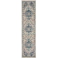 thumbnail image 2 of SAFAVIEH Madison Hildred Floral Bordered Runner Rug, Navy/Fuchsia, 2' x 8', 2 of 7
