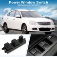 thumbnail image 2 of Unique Bargains Power Window Switch No.2540095F0A Front Left Driver Side Window Control Switch for Nissan Almera Sunny 2006-2013 Black, 2 of 7