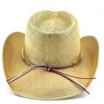 thumbnail image 6 of Cowboy Hat Western Mens Classic Straw French Hat Cowgirl Women Summer Rancher Hats with 10cm Wide Brim, 6 of 7
