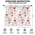 thumbnail image 2 of Blackout Kids Curtains,Red Christmas Gingerbread Man Pattern Childrens Insulated Curtains Set Of 2,Bedroom Essentials,Toddler Room Decor 52"x84", 2 of 5